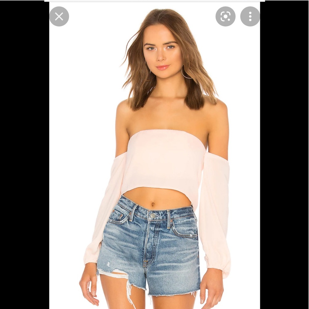 Never worn by the way Alexander Blouson sleeve top